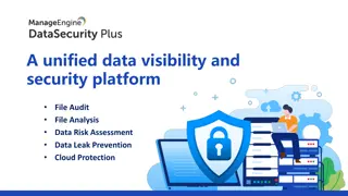 DataSecurity Plus - Unified Data Visibility and Security Platform