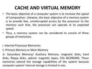 Cache and Virtual Memory in Computer Systems