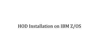 Step-by-Step Guide to Host On-Demand Installation on IBM Z/OS