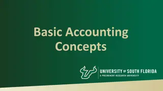 Understanding Basic Accounting Concepts and Budget Management at USF