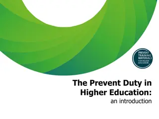 The Prevent Duty in Higher Education