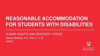 Understanding Reasonable Accommodation for Students with Disabilities