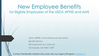 New Employee Benefits Overview for USDA APHIS and AMS Employees