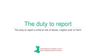 Understanding the Duty to Report Child Abuse and Neglect