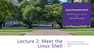 Introduction to Linux Shell for CSE 374 Course