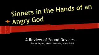 Analysis of Sound Devices in Literature