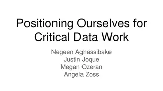 Positionality and Indigenous Data Sovereignty in Critical Data Work