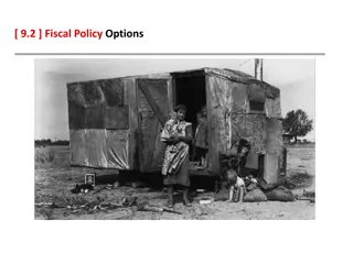 Fiscal Policy Options in Economics