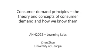 Understanding Consumer Demand Principles and Elasticity Theories