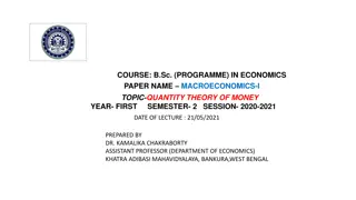 Understanding the Quantity Theory of Money: Fisher vs. Cambridge Perspectives