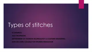 Introduction to Types of Stitches in Garment Manufacturing