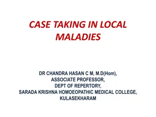 Understanding Local Maladies in Homeopathy: A Comprehensive Guide