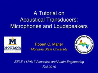 Acoustical Transducers: Microphones and Loudspeakers