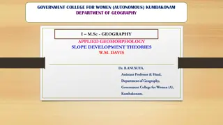 Slope Development Theories in Geography - Department of Geography, Government College for Women, Kumbakonam