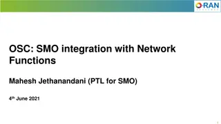 SMO Integration with Network Functions Update