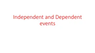 Understanding Independent and Dependent Events in Probability