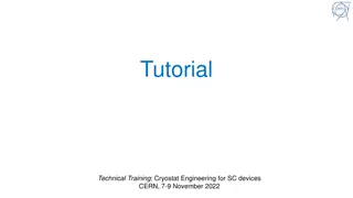 Cryostat Engineering for SC Devices Training at CERN - November 2022