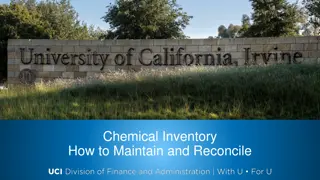 Chemical Inventory Maintenance and Reconciliation Best Practices