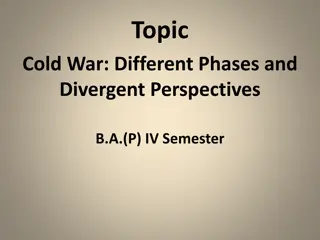 The Cold War: Phases and Perspectives in B.A. IV Semester