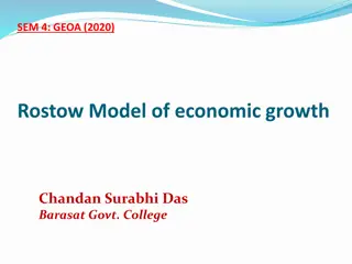Walt Whitman Rostow's Model of Economic Growth - A Historical Perspective