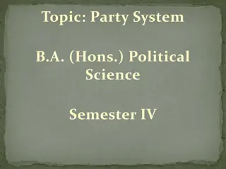 Political Parties: Types and Functions