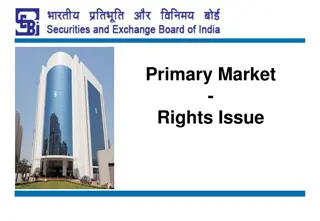 Primary Market Rights Issue in Securities Market