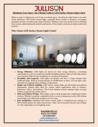 Illuminate Your Space The Ultimate Guide to LED Surface Mount Lights 6 Inch