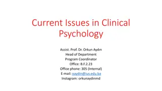 Training Models in Clinical Psychology: A Comprehensive Overview