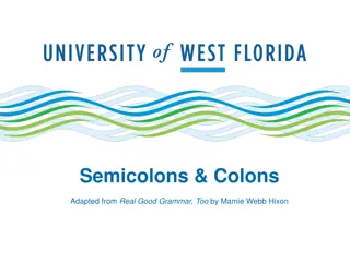 Mastering the Use of Semicolons and Colons in Writing