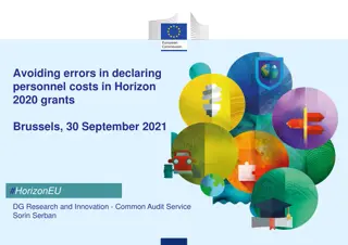 Maximizing Accuracy in Declaring Personnel Costs for Horizon 2020 Grants