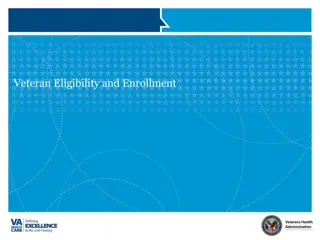 Veteran Eligibility and Enrollment in VHA System