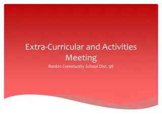 Extra-Curricular Activities Guidelines at Rankin Community School District #98