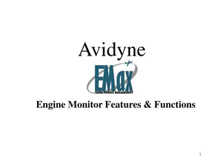 Avidyne Engine Monitor Features & Functions
