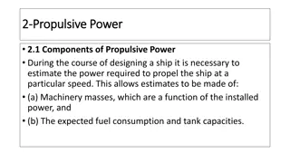 Ship Propulsion Power Estimation