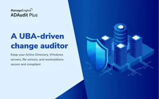 Enhance Security and Compliance with ADAudit Plus