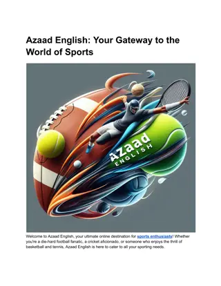 Azaad English_ Your Gateway to the World of Sports