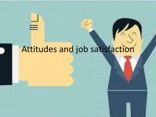 Attitudes and Job Satisfaction in the Workplace