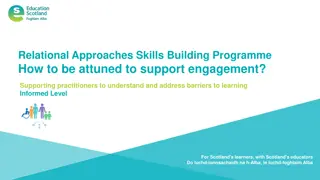 Building Effective Relationships for Supporting Learners in Scotland