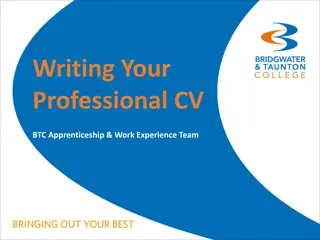 Crafting a Professional CV for Success: Tips and Guidelines