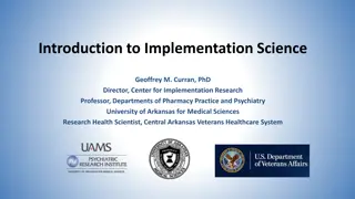 Implementation Science: Bridging Research and Practice