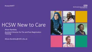 Supporting New Healthcare Support Workers: Pathways and Training Opportunities at NHFT