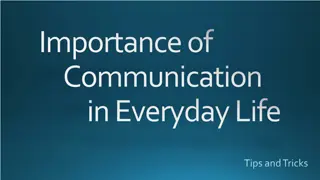 Importance of Effective Communication in Everyday Life