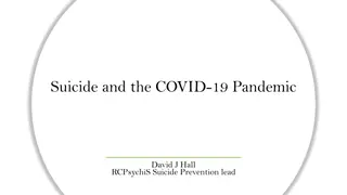 Suicide Risk and Prevention During the COVID-19 Pandemic