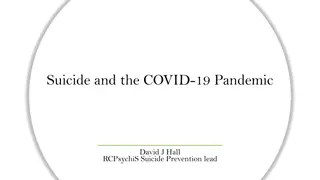 Understanding Suicide Risk and Prevention During the COVID-19 Pandemic
