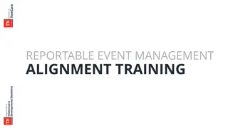 Provider Training Programs for Event Management Alignment