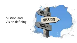 Understanding Mission and Vision Statements in Organizations