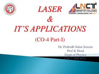 Understanding Laser Technology: Principles, Applications, and Einstein's Coefficients