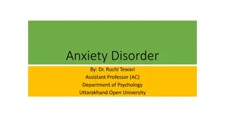 Anxiety Disorders: Causes, Symptoms, and Types