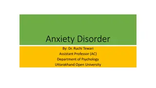 Understanding Anxiety Disorders: Causes, Symptoms, and Types