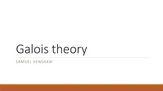 Galois Theory and Field Extensions